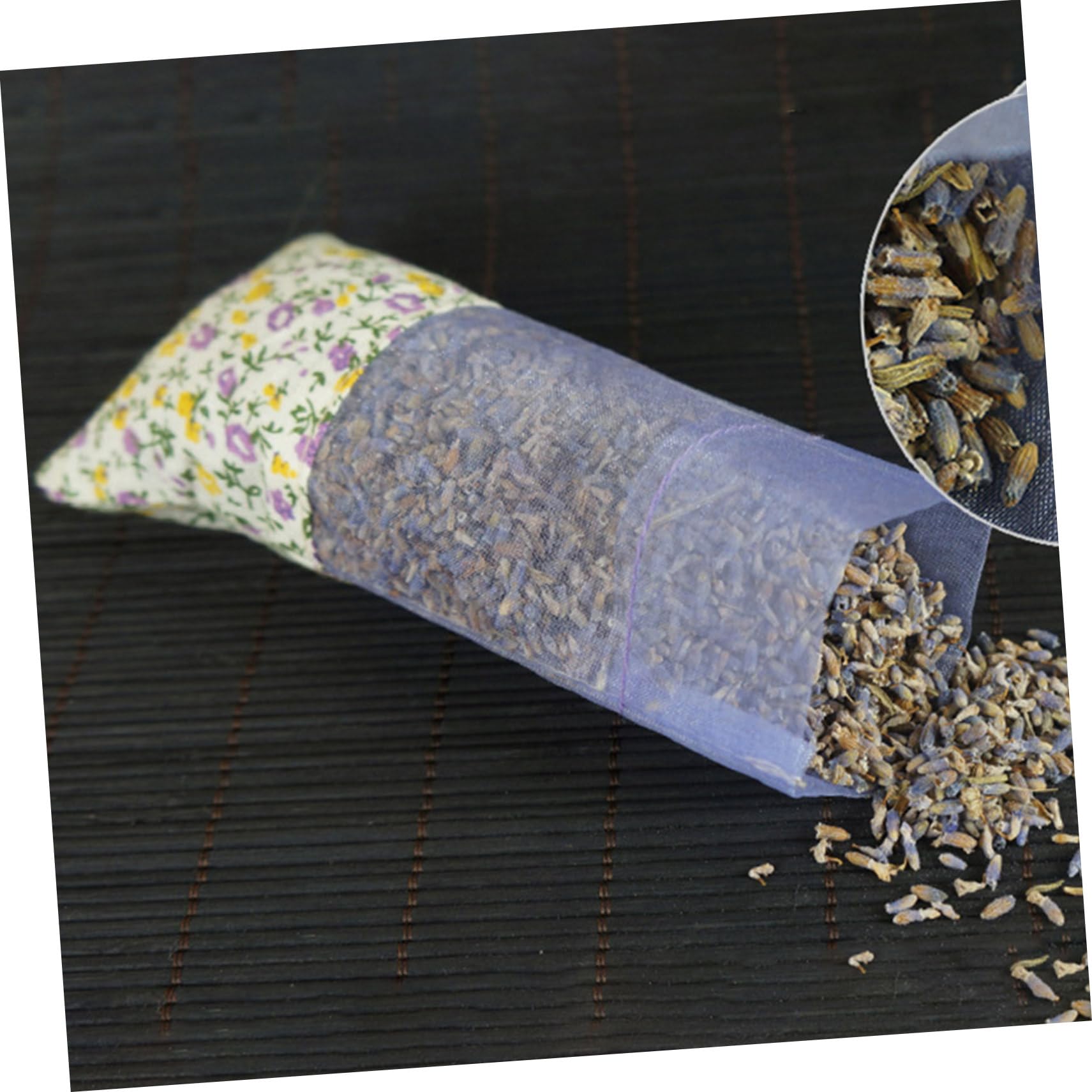 MAGICLULU 3 Set di Sacchetti di Organza di Cotone E Lavanda Bomboniere Sacchetti Profumati per Boccioli Sacchetti di Caramelle con Coulisse Pezzi*3