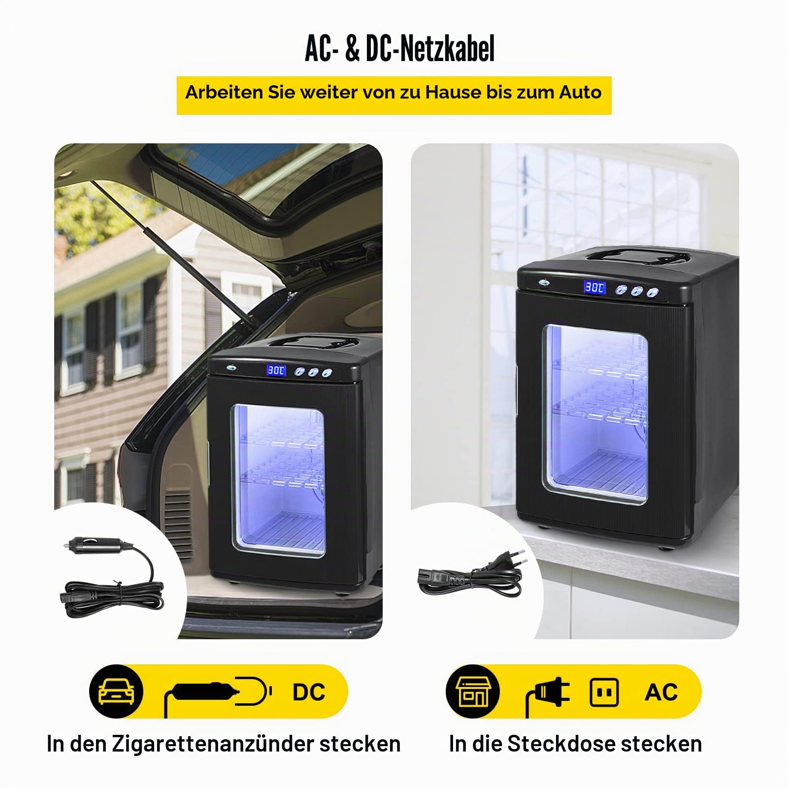 Inkubator 5°-60°C (36-140°F), 25 l, automatisches Brutgerät mit konstanter Temperatur für Reptilien oder Amphibien
