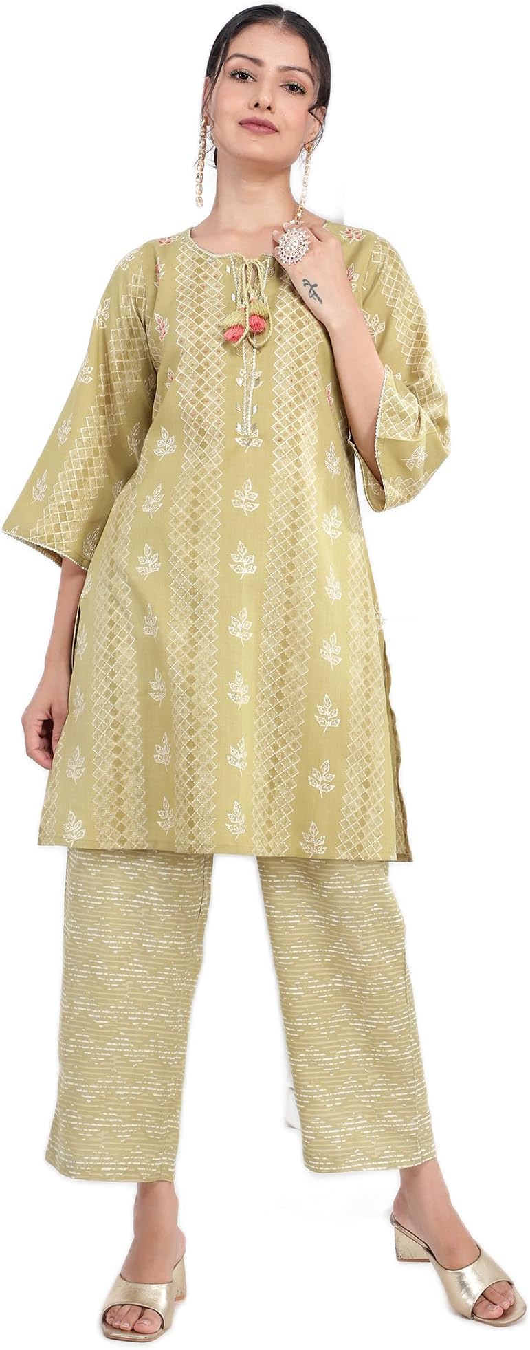 Bani WomenPrinted Womens Co-Ord Set with Tassels