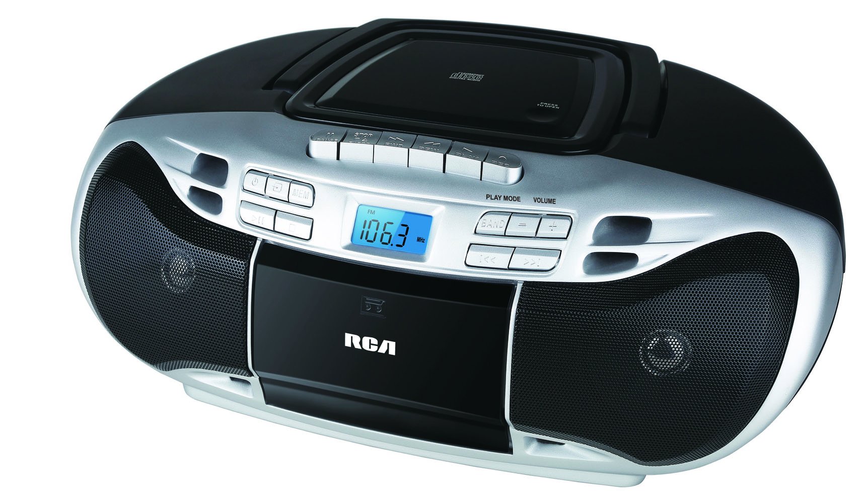 RCA RCD175 Portable CD Player with Cassette Deck Electronics