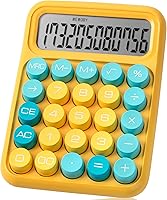 Vista 14 de Mr. Pen - Calculadora con interruptor mecánico, 12 dígitos, pantalla LCD grande, calculadora azul con botones grandes, suministros para el regreso