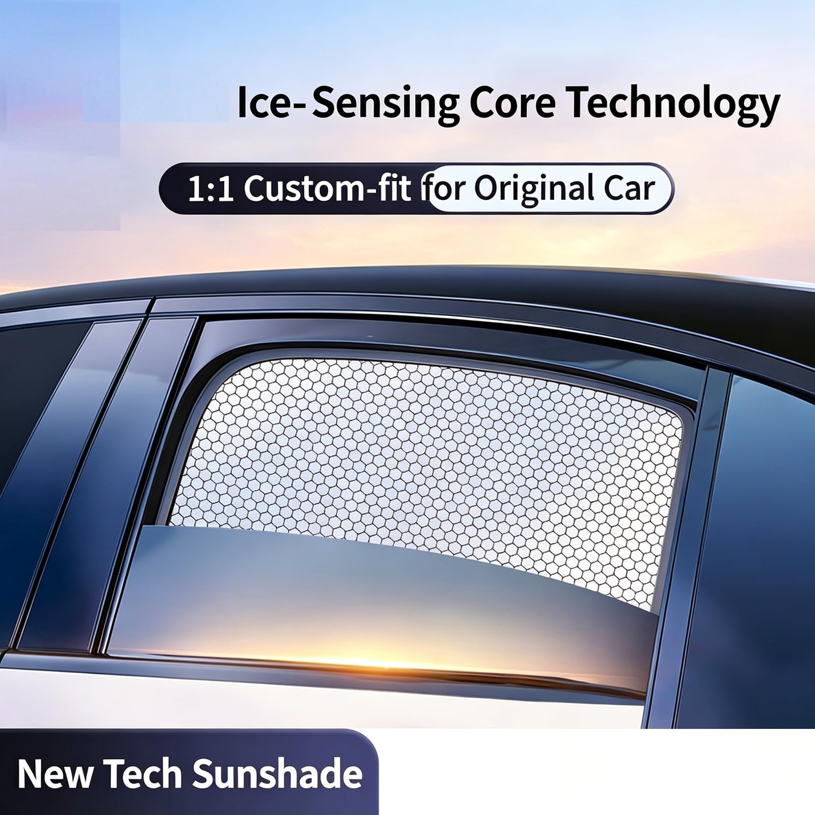 Tende Parasole Oscuranti per Auto, per Volvo V90 Cross Country (254; 2016–2025), Clip-On Isolamento Termico Efficace, Protezione UV e Privacy, Ideale per Campeggio,2 Front Side