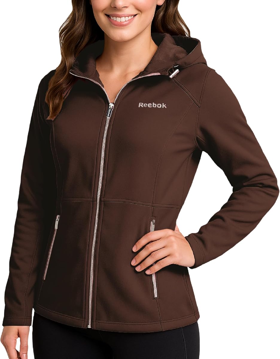 Chaqueta de forro polar Softshell tejida para mujer para golf, correr y senderismo