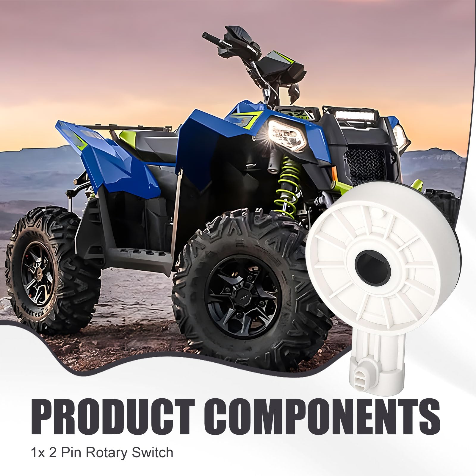 Amazon.co.jp: 7662383 ギアポジション 2ピン ロータリースイッチ