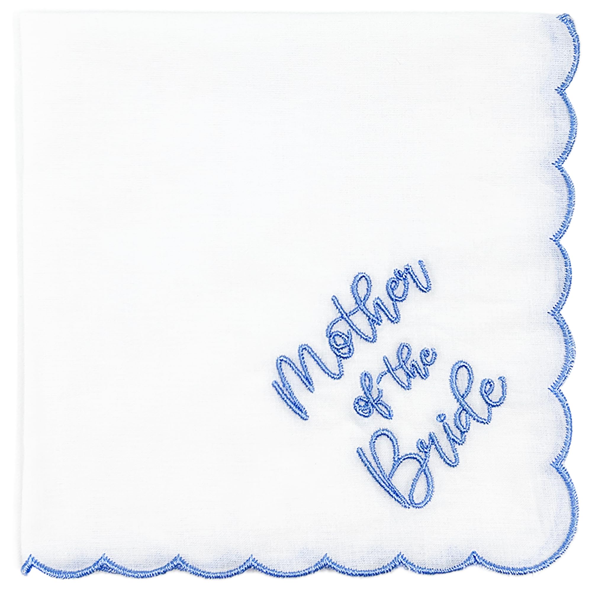 Lamyba Mother of the Bride/Groom/Law Gifts Wedding Handkerchief Something Blue