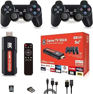 Beyond Love Retro Game Console - Upgraded 8K 5G, with 30000+ Retro Games, TV Video Game Console, Game Stick, Handheld Games, Birthday Gifts for Men