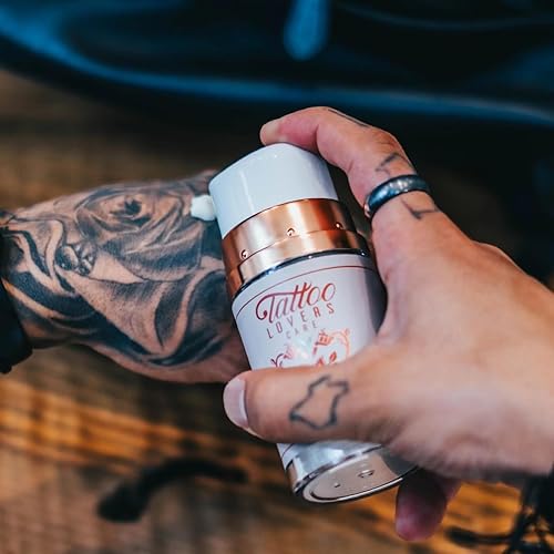 Miniatura 2 de Tatoo Lovers Care - Crema hidratante para tatuajes que promueve la curación de la piel, revitaliza el enrojecimiento, hinchazón, costras, acelera la