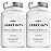 Amen Leaky Gut Supplement - Advanced Formula with Bioavailable L Glutamine, Zinc, Turmeric, DGL Licorice Root - Marshmallow Root - Probiotics & Fermented Prebiotics - Vegan, Non-GMO - 2-Pack