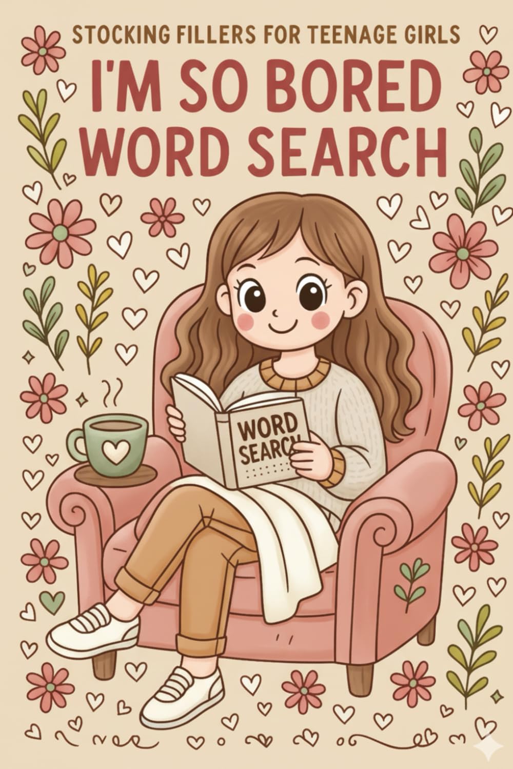 Stocking Fillers for Teenage Girls: I'm So Bored: A Cute & Cozy Word Search for Teens