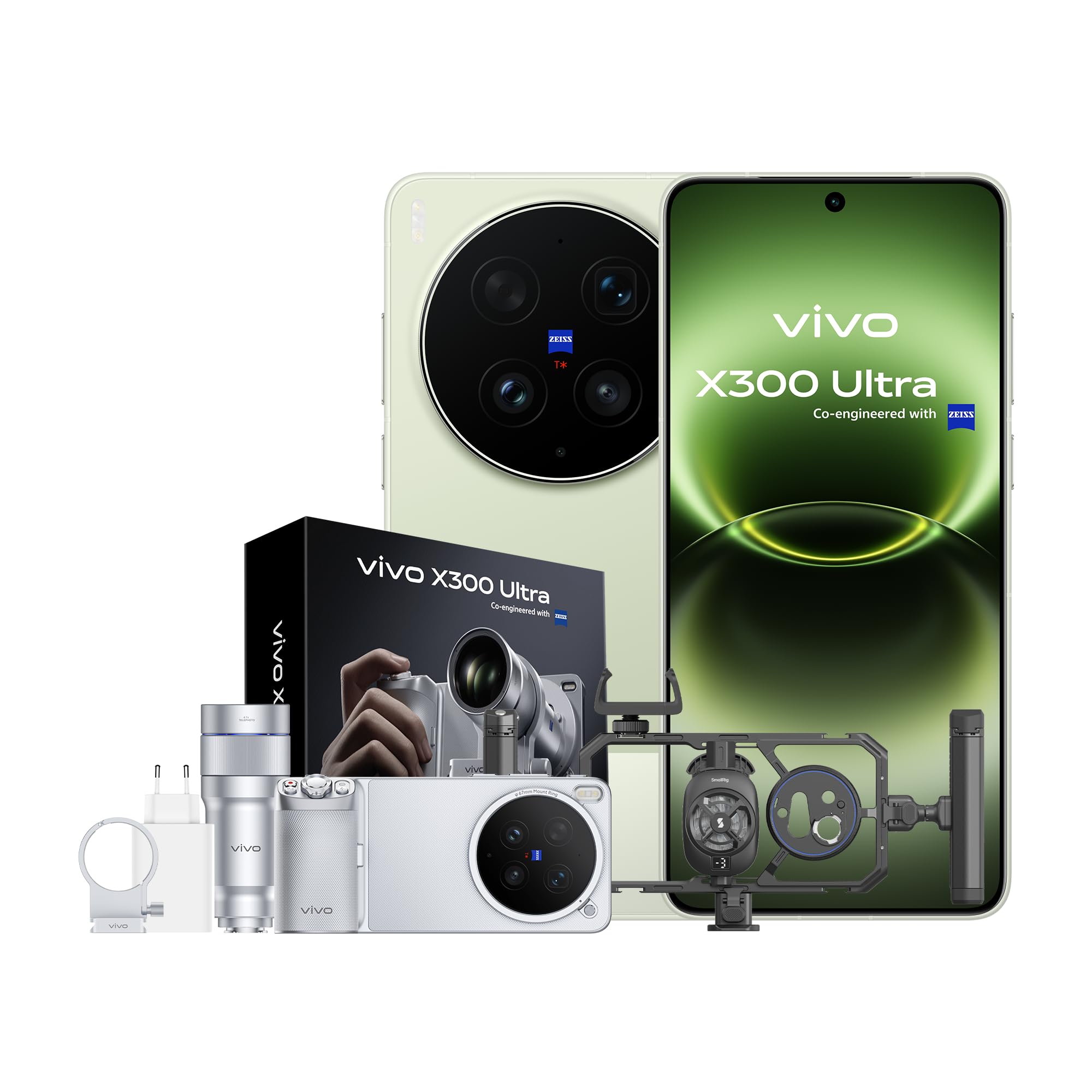 vivo X300 Ultra, ZEISS cameras with 14+35+85mm fixed lenses, 4K