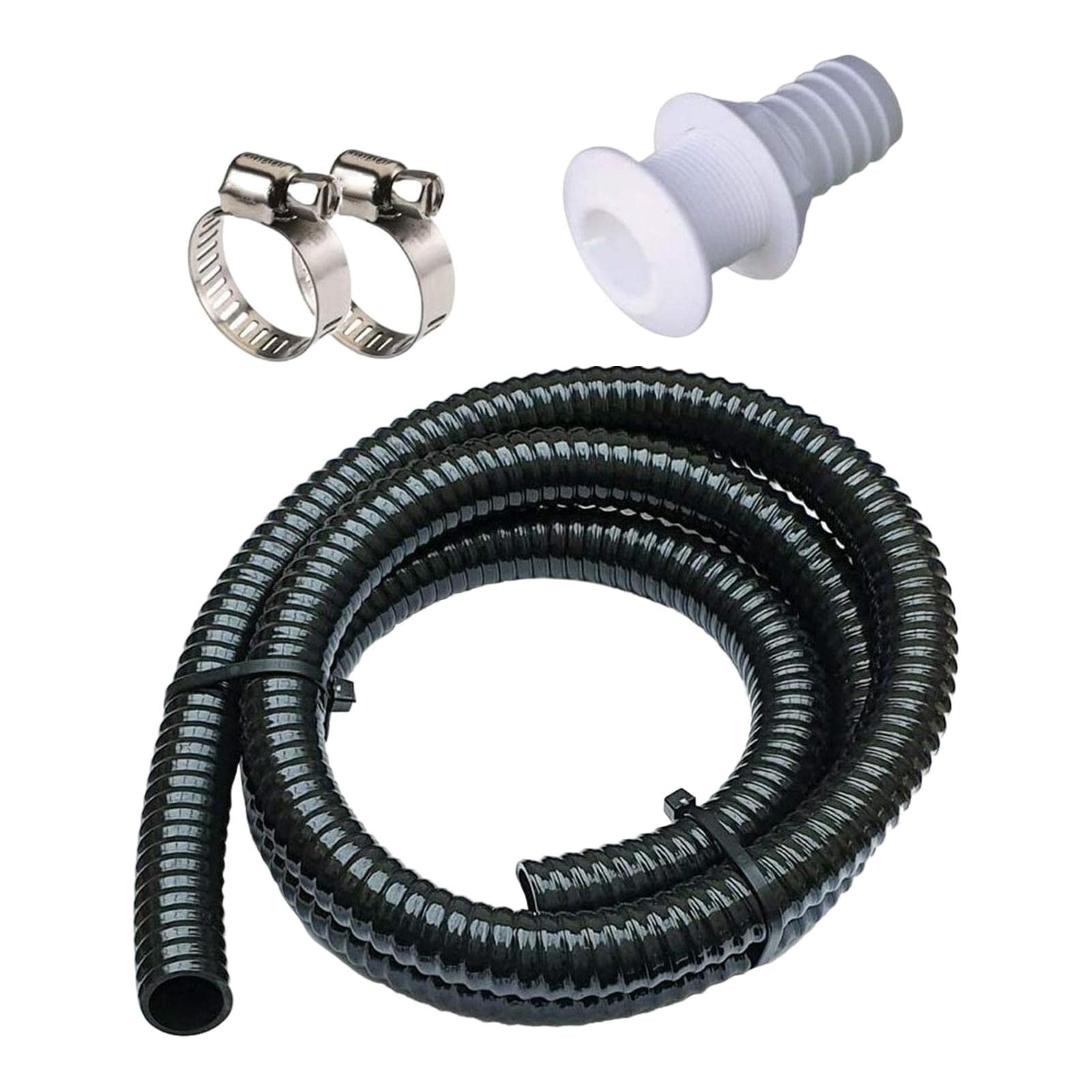 Kit d'installation de Pompe de cale, Tuyau de Pompe de PVC de 6 Pieds de Long pour Bateaux, Prises 29mm