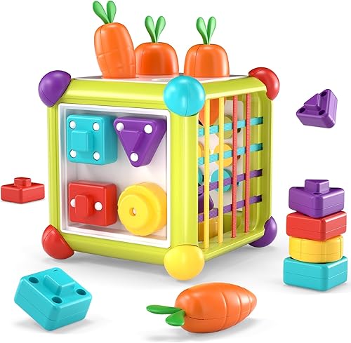 Juguetes Montessori para niños de 1 año en adelante, juguetes educativos de aprendizaje para niños mayores de 18 meses, juguetes apilables para