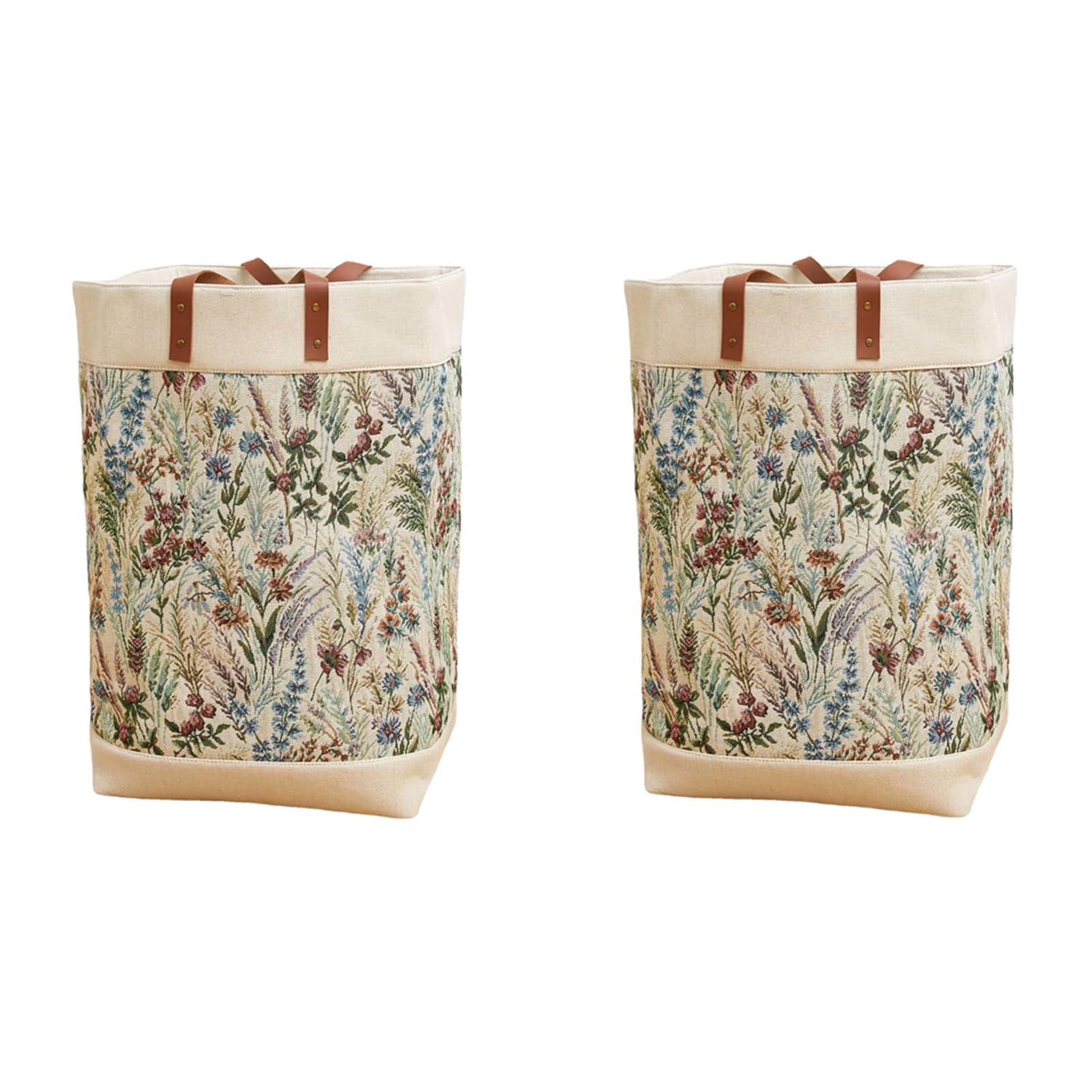 Foldable Household Clothes Basket, Sturdy and Durable Dirty Clothes Basket, Toy Storage Bucket, Large Capacity Cotton and Linen Laundry Basket