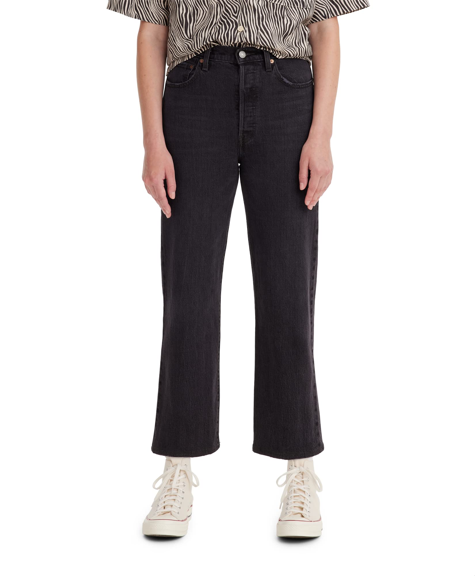 Levi's Damen Ribcage Straight Ankle Jeans,Feelin' Cagey,28W / 29L