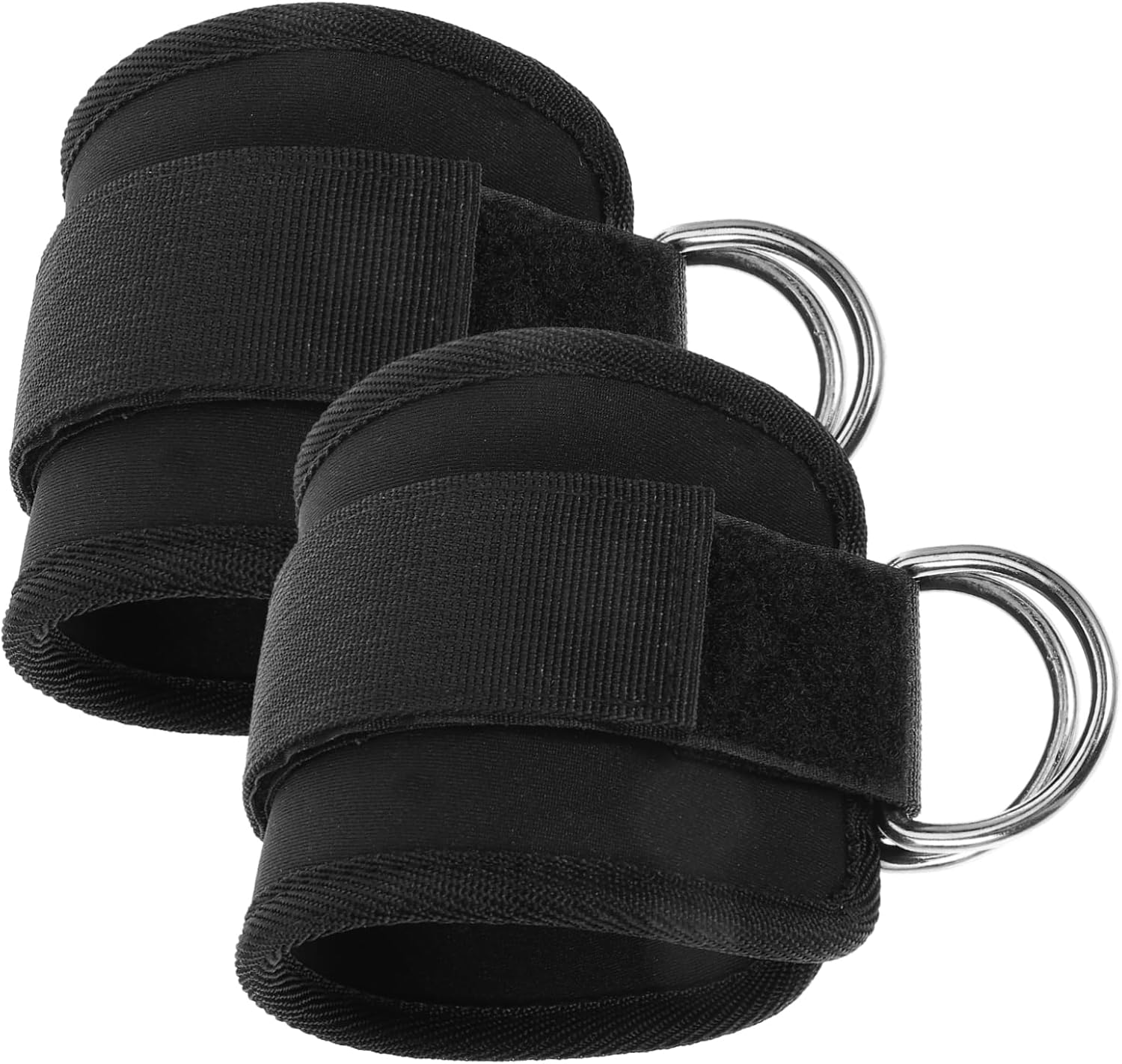 Mikinona 2Pcs Gym Ankle Strap for Cable Machine Durable Ankle Wraps for Leg Workouts Comfortable Fitness Bands for Men Women for Glute Training and Resistance Exercises