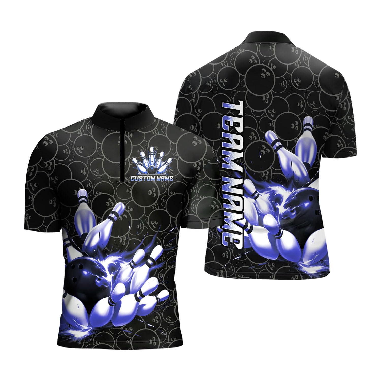 LigtHuy Personalized Bowling Jersey 3D, Bowling Shirts for Team, Bowling Shirt Unisex for Men Women, Bowling Shirts for Men 3 (US, Alpha, Small, 5X-Large, Regular, Regular, Multi 18)