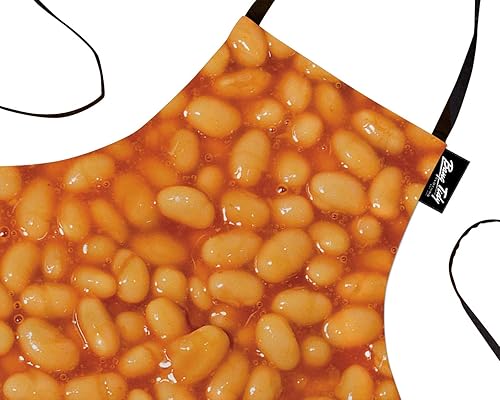Miniatura 2 de Delantales impresos para hombres, frijoles horneados para hornear, cocina, idea de regalo novedosa