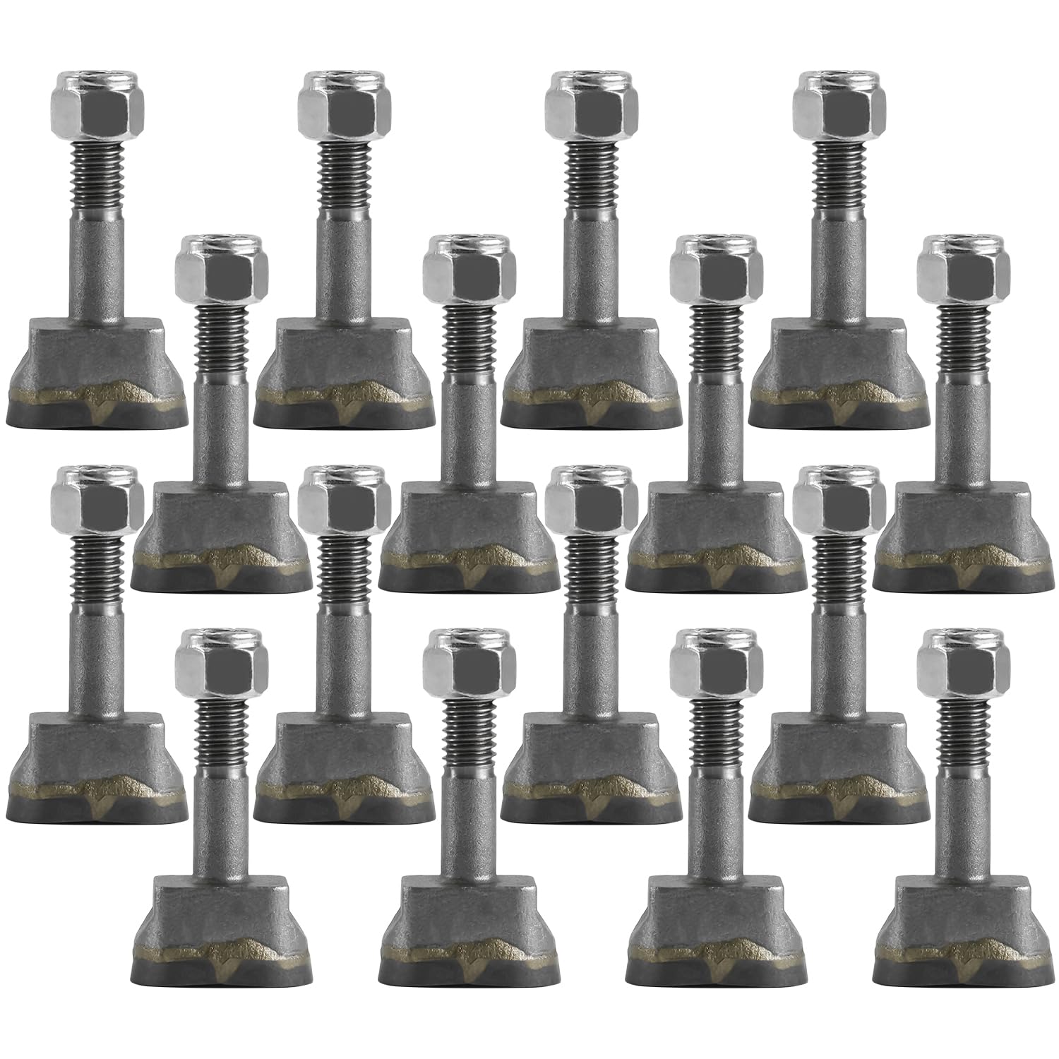 Aftermarket 16 Pack Stump Grinder Teeth Compatible with Vermeer Yellow Jacket Stump Grinder Teeth