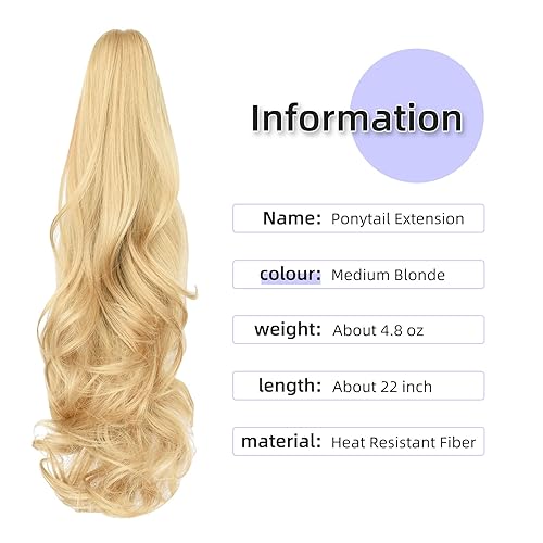 Miniatura 70 de Brown ponytail extension,16" claw clip hair extensions ponytail short curly hair ponytail Extension Natural Looking Synthetic Hairpiece for Women