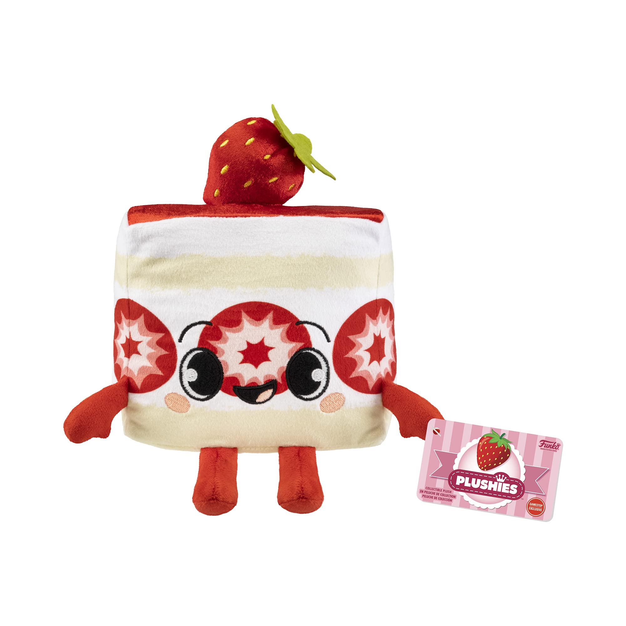 Funko Plush: Gamer Desserts - Strawberry Cake - Soft Toy - Birthday Gift Idea - Official Merchandise - Stuffed Plushie For Kids And Adults, Girlfriends And Boyfriends - Cute Teddy Doll