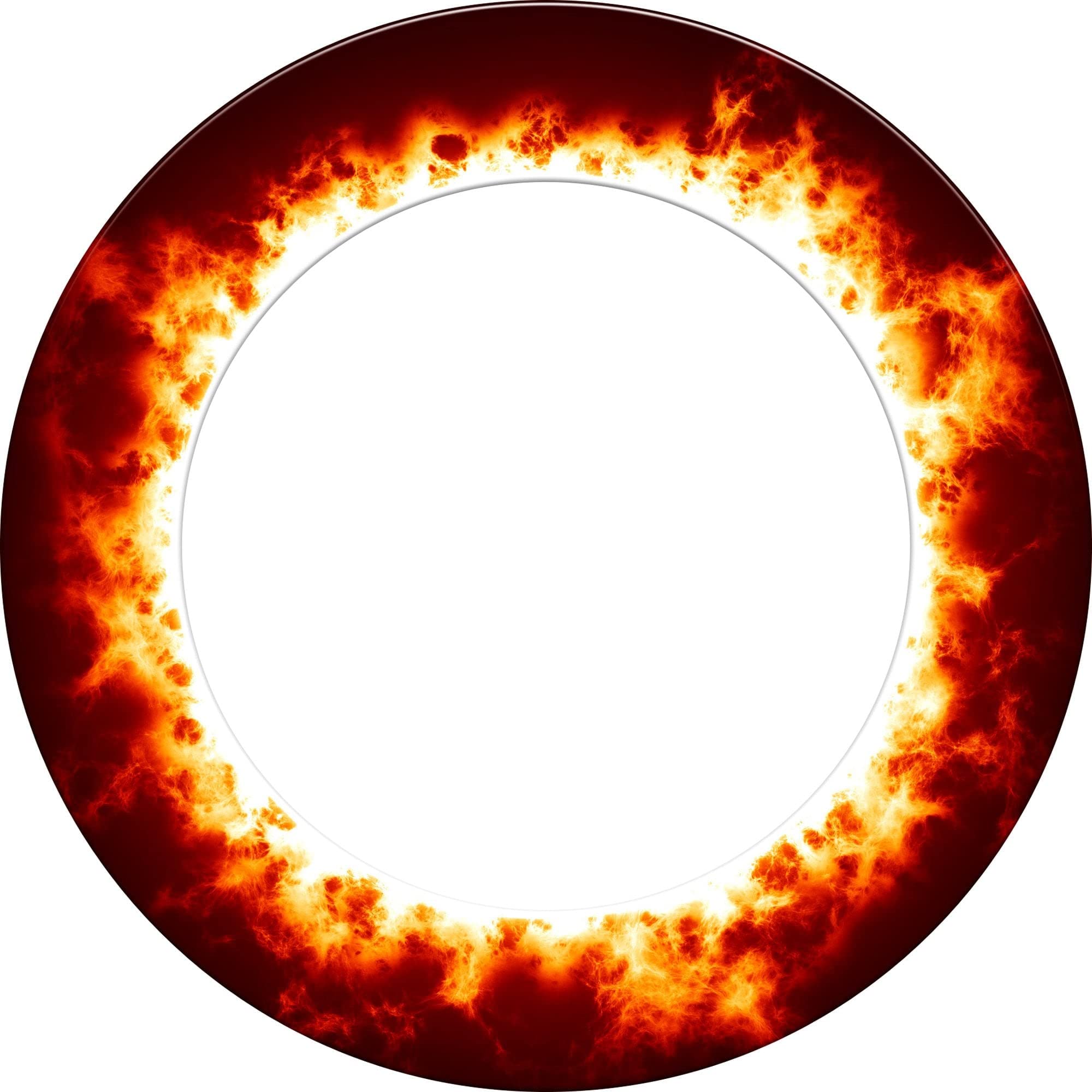 Designa Personalised Dartboard Surround | Heavy Duty Design Collection | Fire