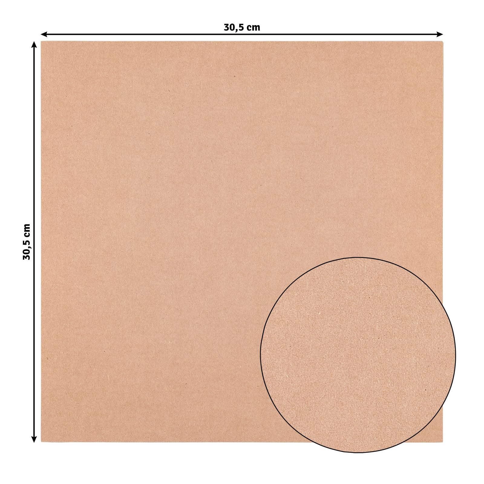 Florence Selbstklebend Cardstock Kraft (Braun) - Bastelpapier 30,5 x 30,5 cm Farbenmix - 50 - Bedruckbares Papier - Karten Basteln, Scrapbooking und Hobbyprojekte - 216 gsm