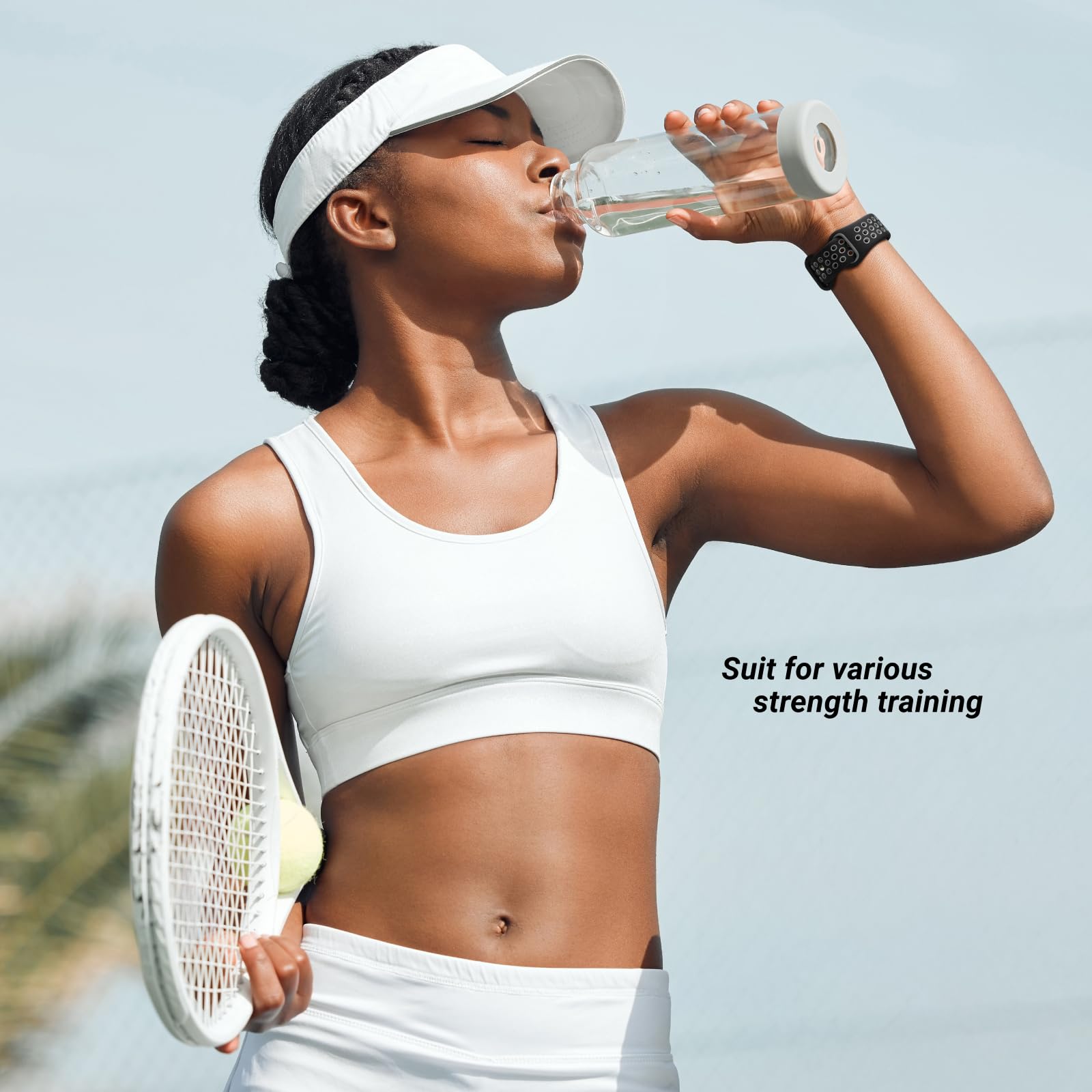 5 cinturini sportivi in silicone traspiranti compatibili con Apple Watch Band 44 mm, 45 mm, 46 mm, 42 mm, 41 mm, 40 mm, 38 mm, 49 mm, per uomo e donna