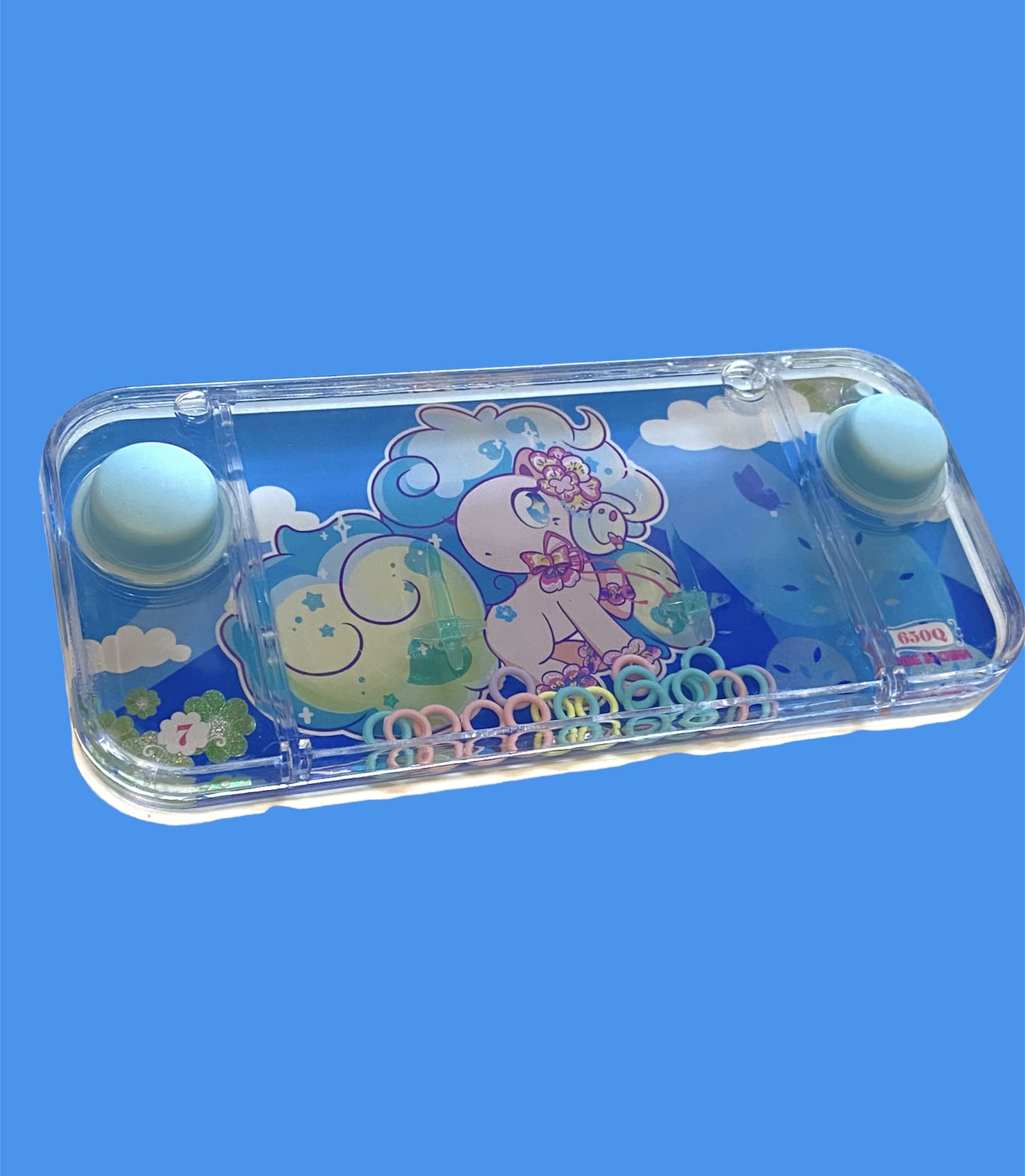 Mini Jeux D'eau. Jeux D'eau à Anneaux Pour Filles Et Garçons. Jeu D'adresse De Voyage Aguaplay. Water Geme. Aqua Play. (Tricératops Rose