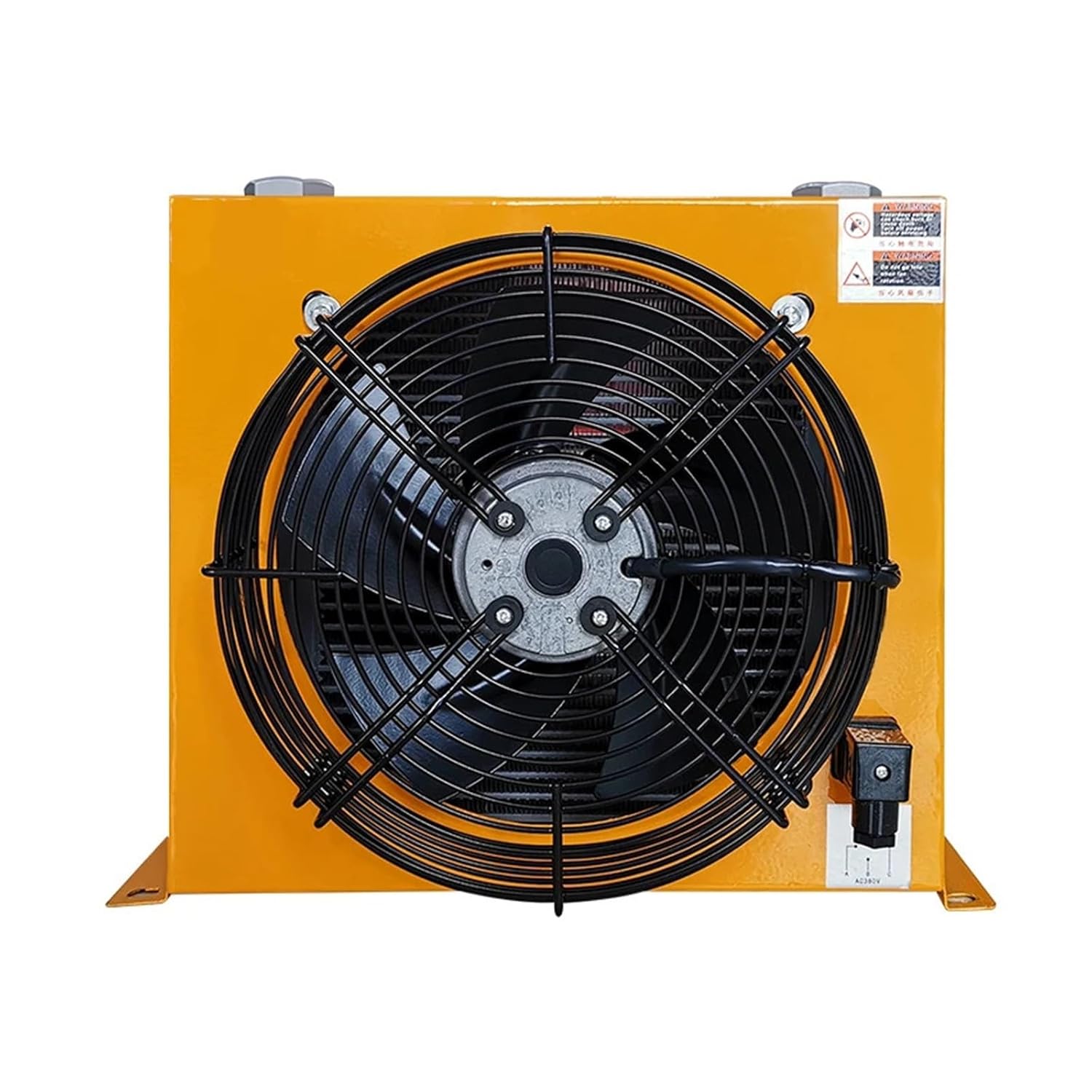 Air Cooler AH1417 Hydraulic Radiator Oil Cooler Station Heat Exchanger Radiator Precise Welding & Efficient Fan Efficient Shock Absorption(12V)