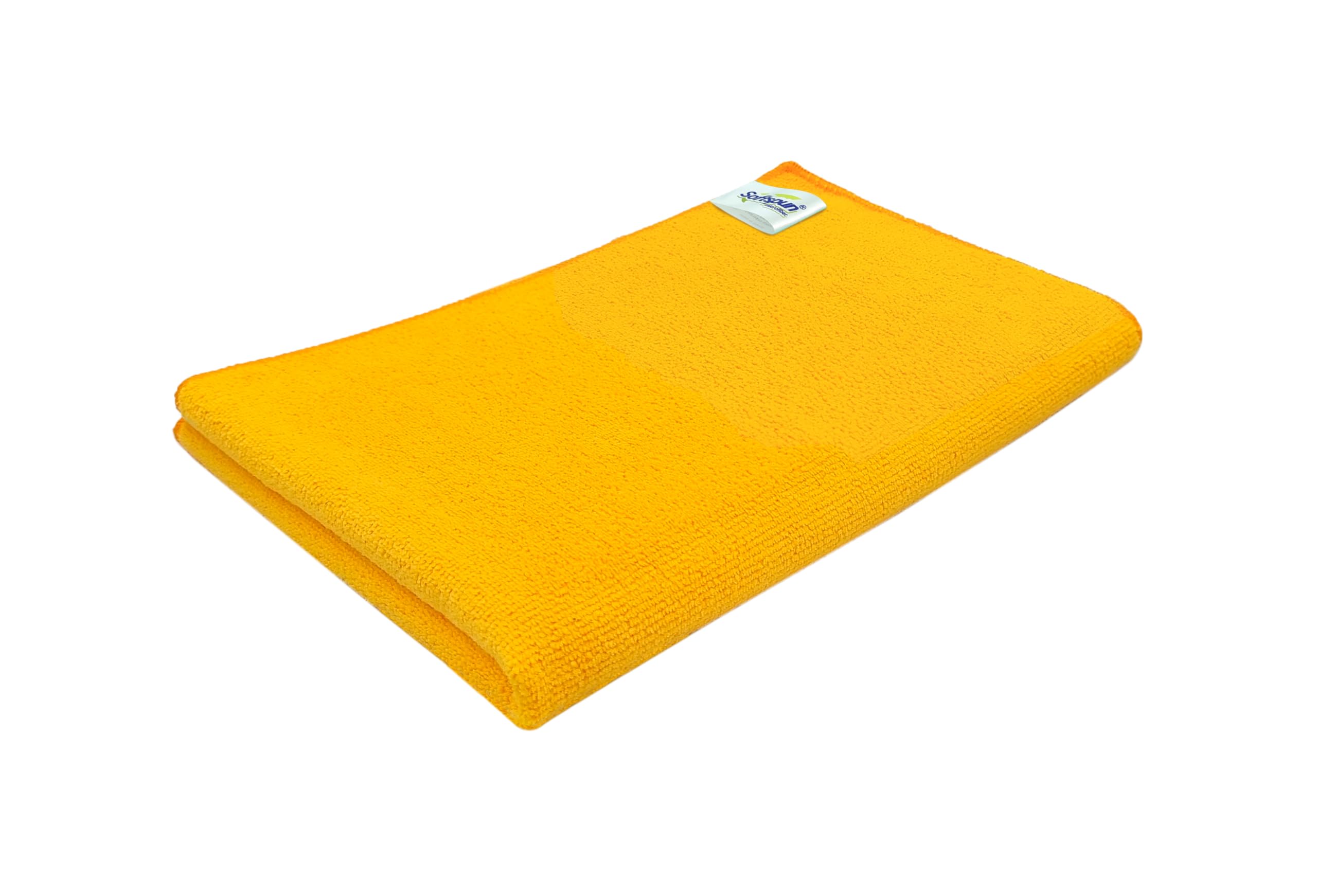 SOFTSPUN Microfiber Hair & Face Care Towel Set of 1 Piece, 40x60 Cms, 340 GSM (Orange). Super Soft & Comfortable, Quick Drying, Ultra Absorbent in Large size.-image-27
