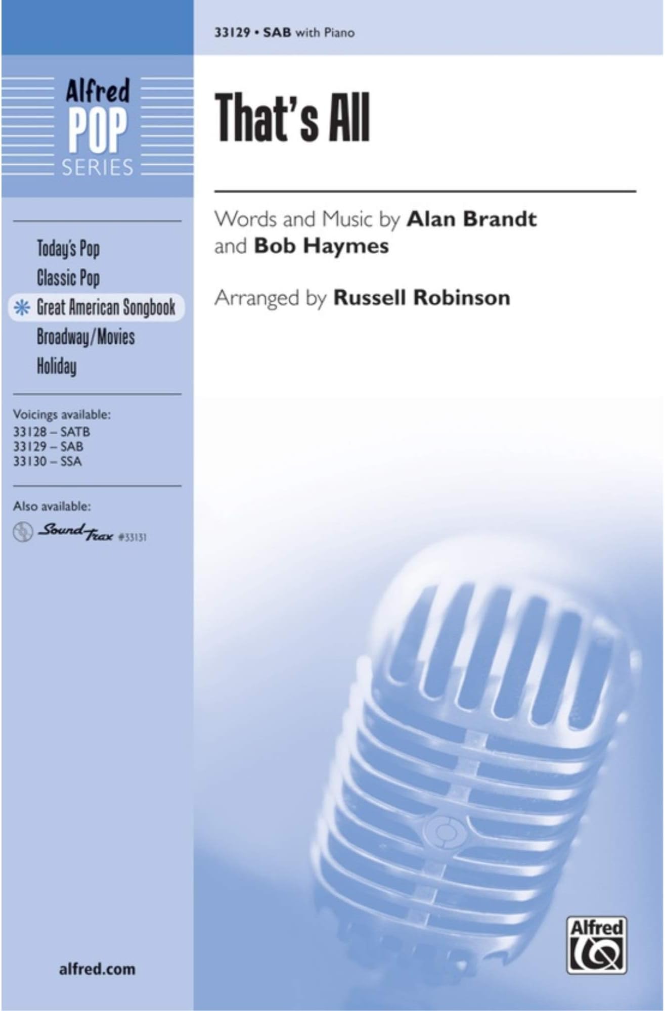 Alan Brandt: That's All