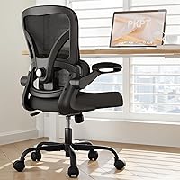 Vista 1 de Silla de oficina de malla, silla de escritorio ergonómica cómoda de 330 libras con soporte lumbar ajustable, sillas ejecutivas para computadora