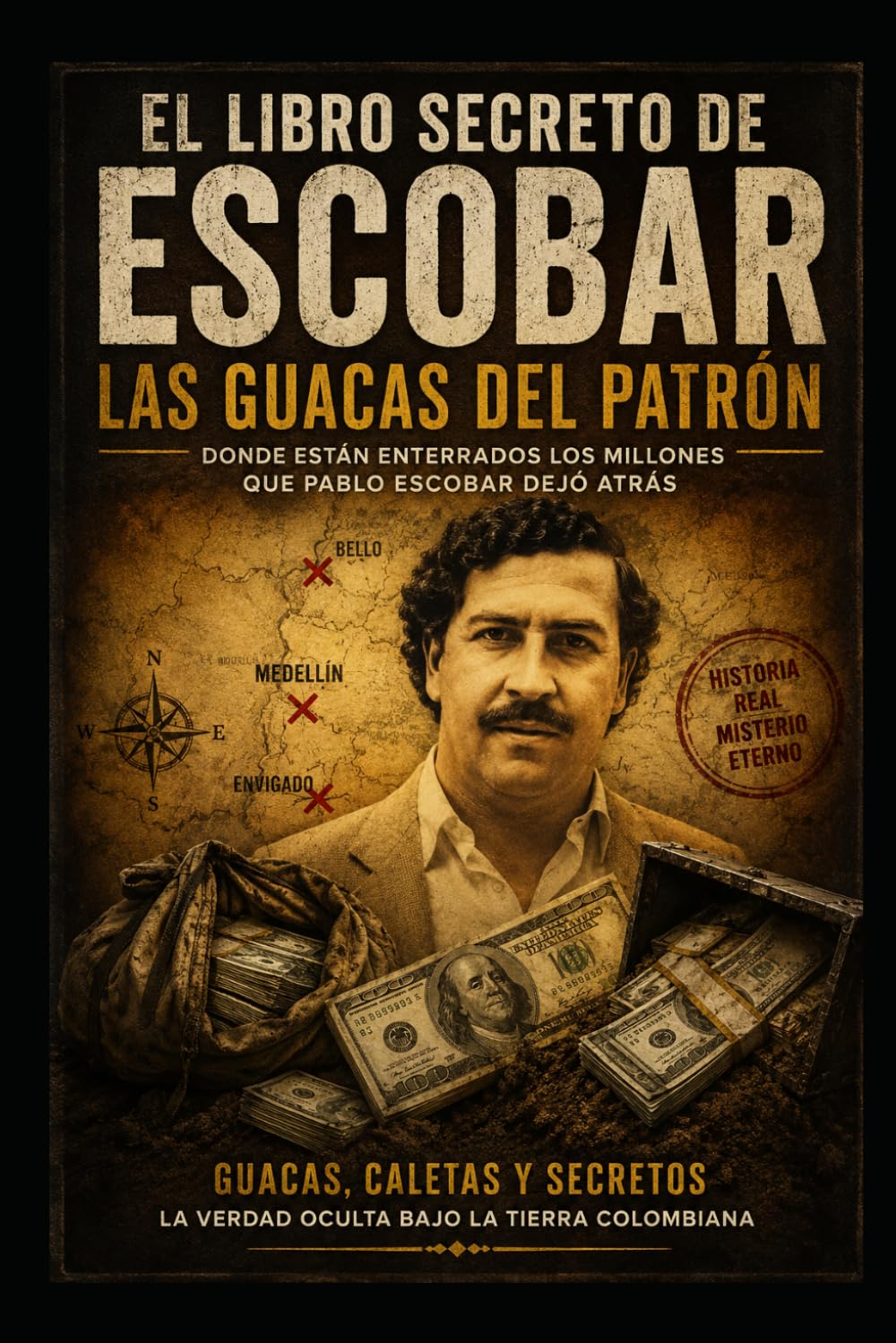 EL LIBRO SECRETO DE ESCOBAR: Las Guacas Perdidas, los Millones Enterrados y el Mito Bajo Tierra: La verdadera historia detrás de los tesoros ocultos del Patrón.
