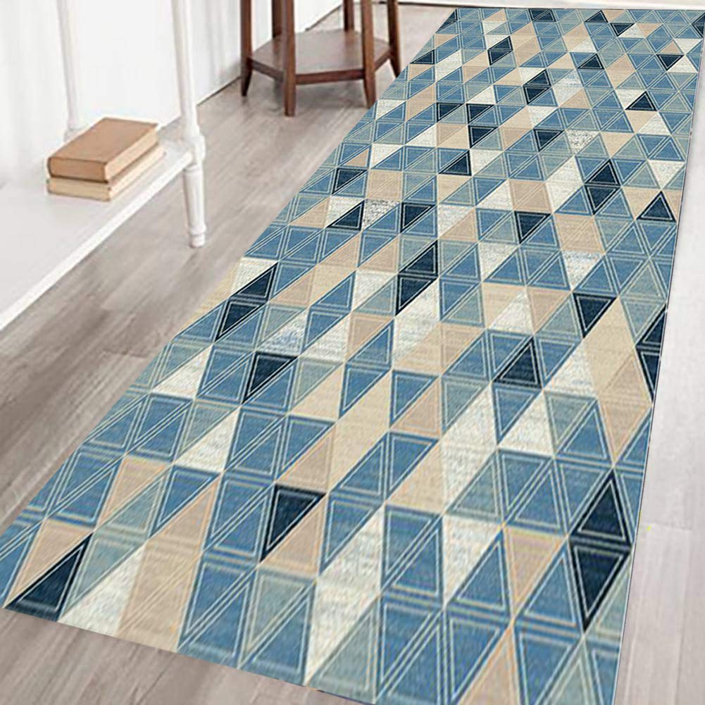 廊下カーペット 80x280cm, ラグ 廊下マット ノンシェッドノンスリップラバーバック 玄関マット 子供 お年寄り 転倒防止 - R-7