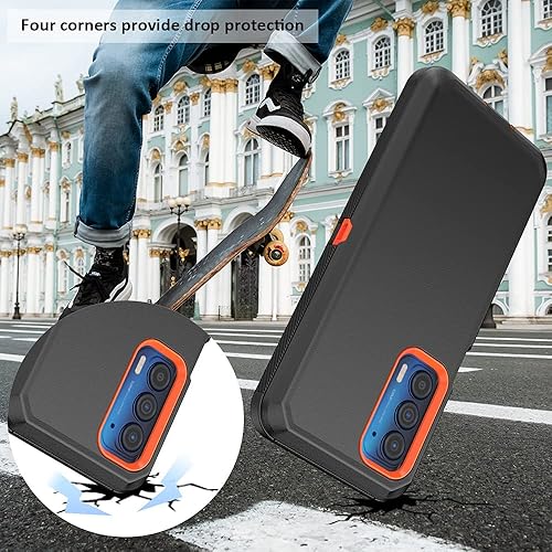 Miniatura 10 de Funda compatible con Motorola Edge 2021Edge 5G UW 2021, resistente, a prueba de golpes, protección de cuerpo completo, con funda de clip para