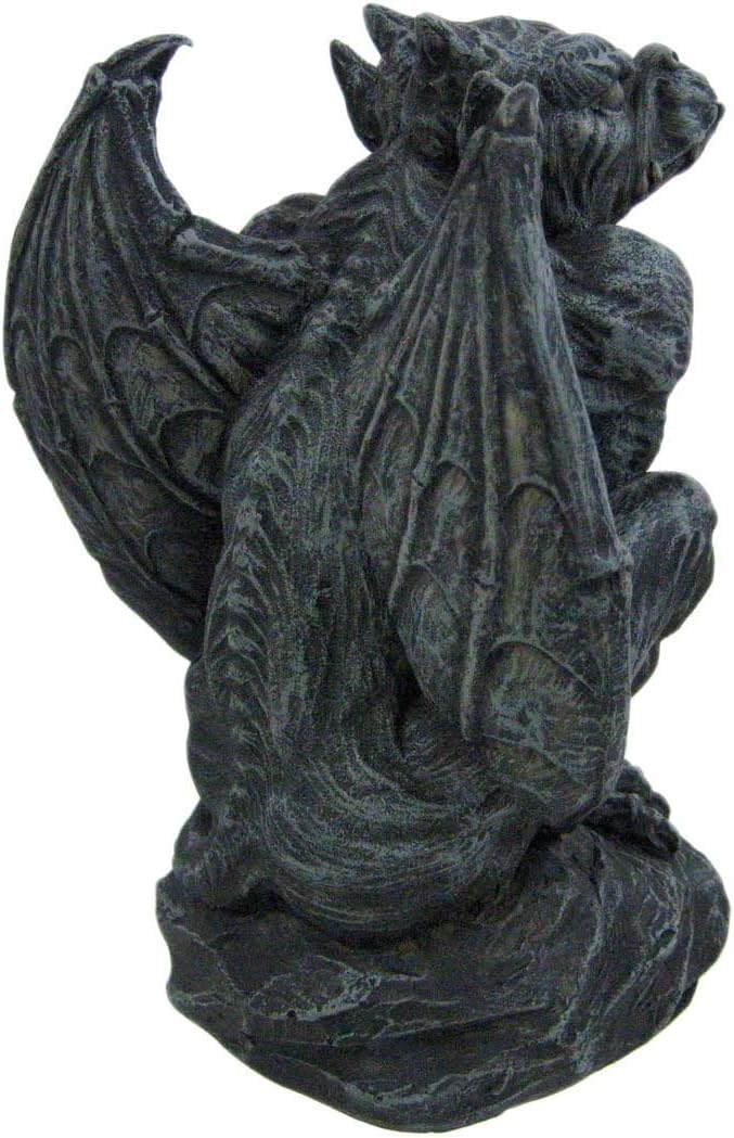 Poised Protector Winged Gargoyle Statue Guardian : Home & Kitchen