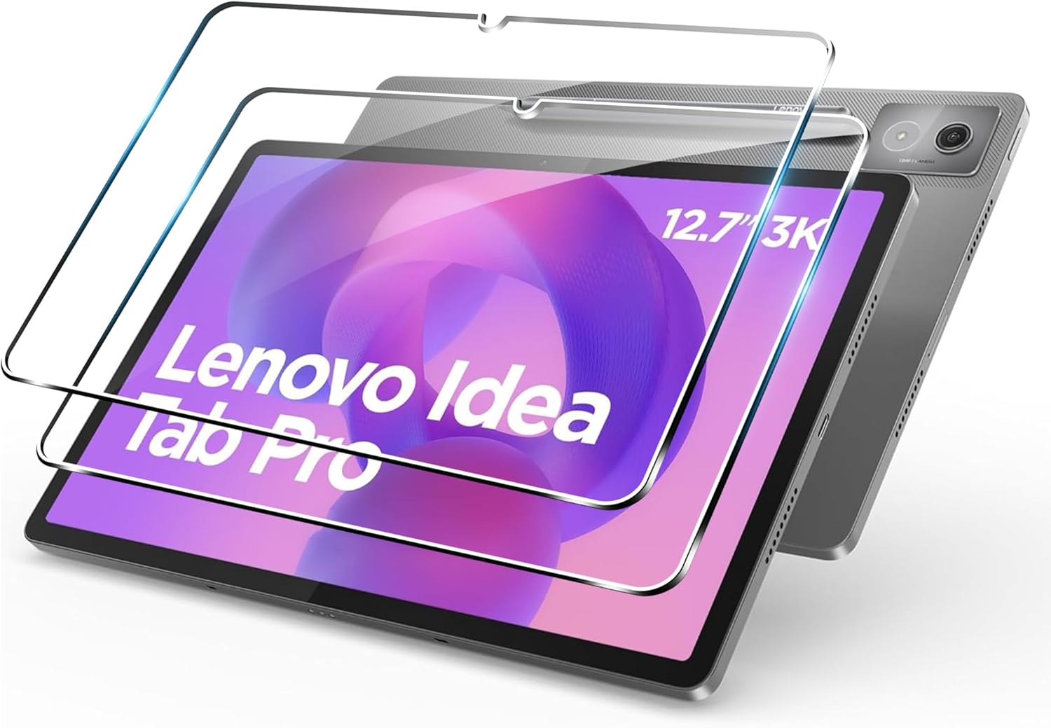 Product image of for Lenovo ldea Tab Pro 2025/ Lenovo Yoga Tab Plus 2025/Tab P12 2023 12.7 inch Screen Protector,9H Hardness, Anti-Scratch, Tempered Glass flim, Case Friendly, Anti-Scratch,(2pack)