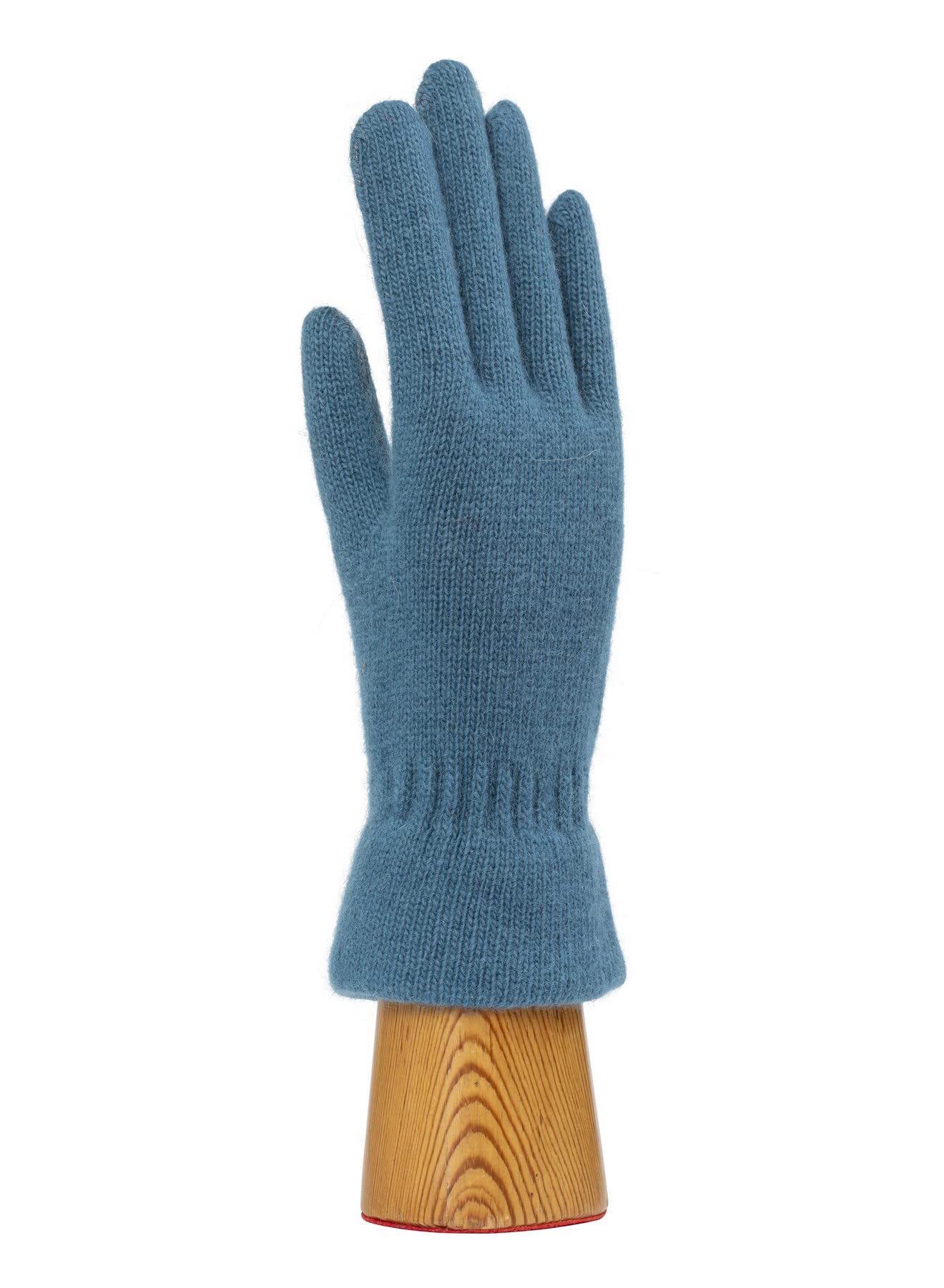 SANTACANA MADRID Handschuh aus Wolle und Angora glatt, Petroleum, one size Sport & Freizeit