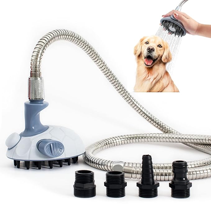 Fookens Dog Shower Attachment Set,Pet Shower Sprayer with
