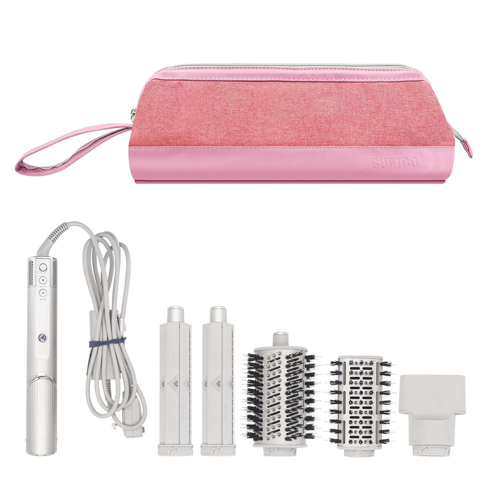 BuwicoAirwrap Travel Case for Dyson/Shark Flexstyle, Travel Pouch for Dyson Airwrap/Shark Flexstyle Complete Styler and Attachments, Travel Bag for Dyson/Shark Hair Dryer