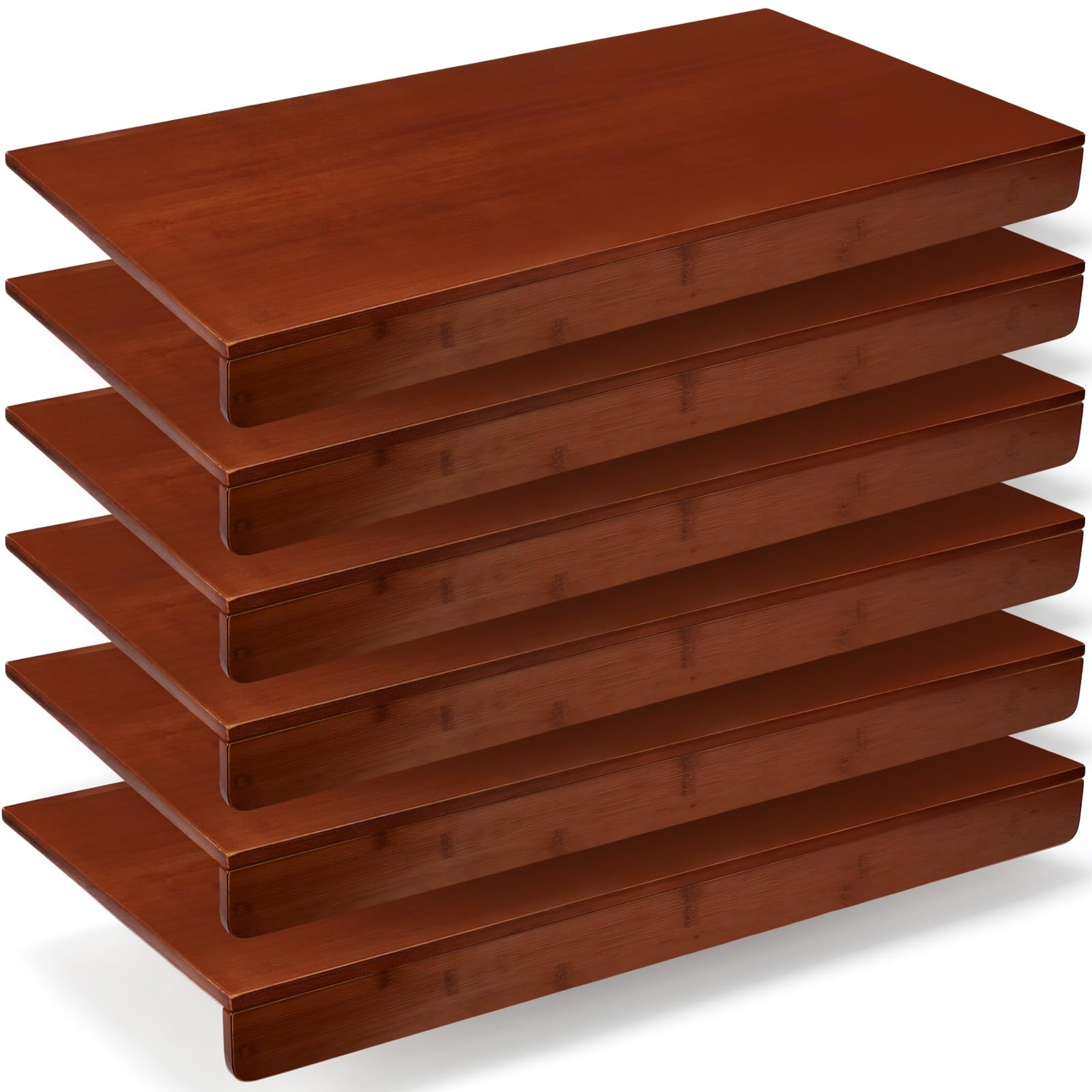 Photo 1 of Sintuff Bamboo Shelf Covers (6 Pcs, 30x16 Inch)