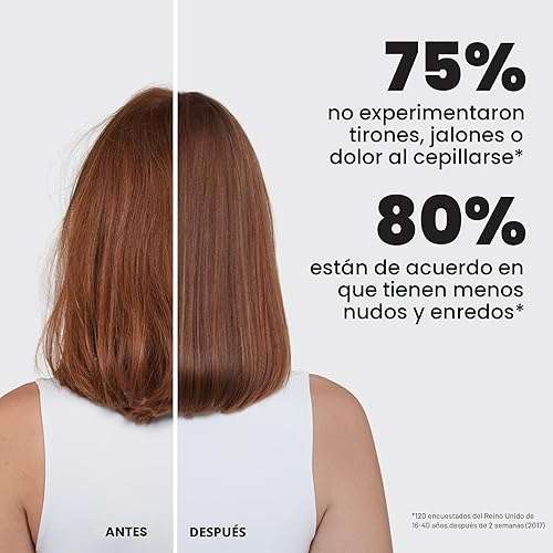 Vista 6 de Tangle Teezer Cepillo desenredante definitivo, elimina nudos y reduce la rotura, mini cepillo de pelo para viajes, manos pequeñas y todo