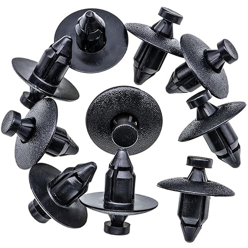 Miniatura 1 de Rexka 10 piezas Cubierta de parachoques Fender Liner Trunk Trim Panel Push Type Retainer Clip para Volvo 3541113 940 960 C30 C70 S40 S60 S60L S80