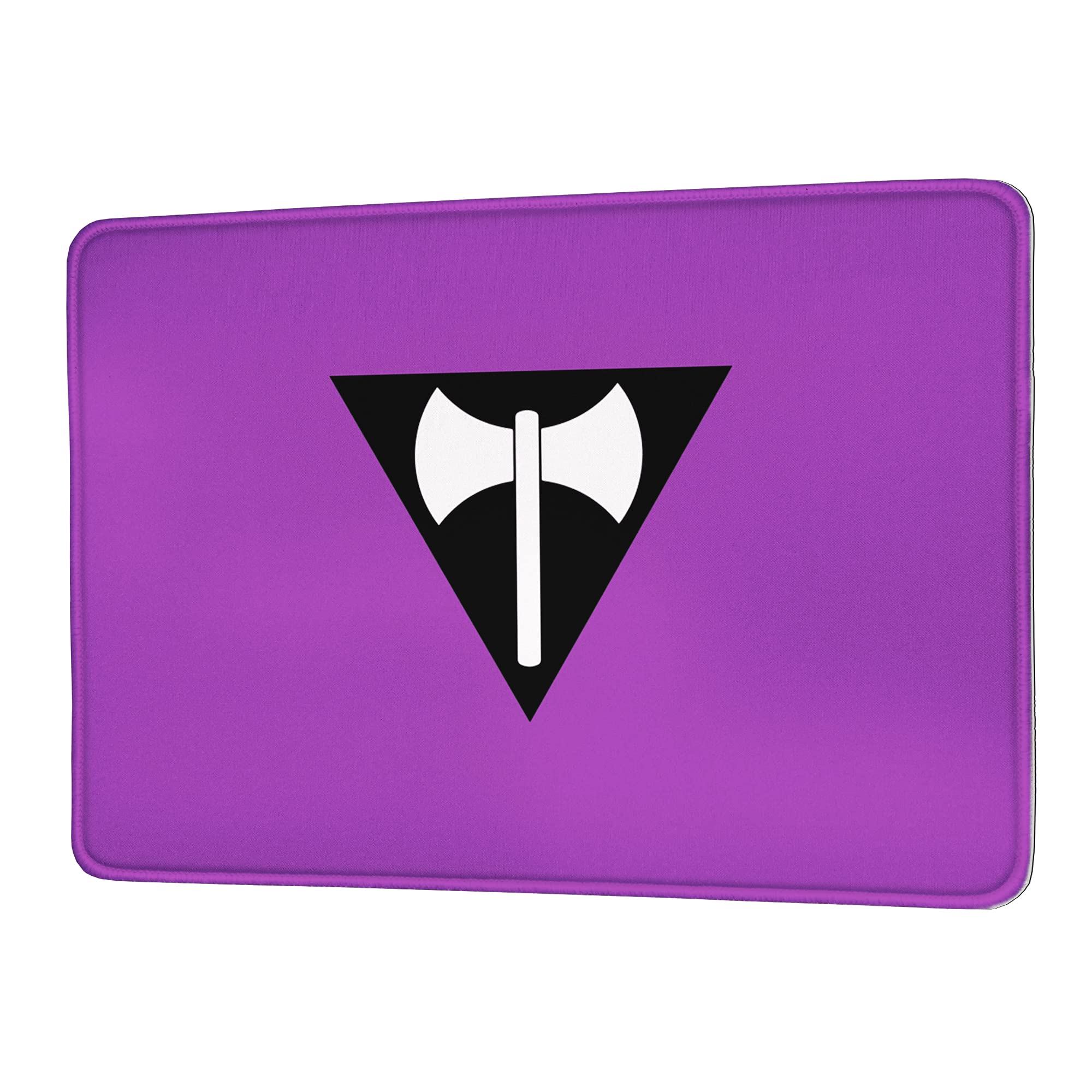 Pride Flags 1014 Inch Mousepad Labrys Lesbian Leather Pride Omnisexual Polyamory Polygender Puppy Pride Twink Flag LGBT Gay Flag Mouse Pad (Labrys Lesbian Flag)