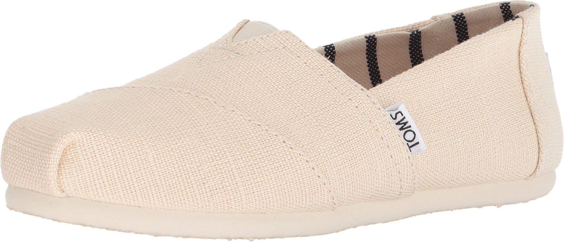 TOMS mens Womens Classics fashion sneakers, Antique White, 8 US