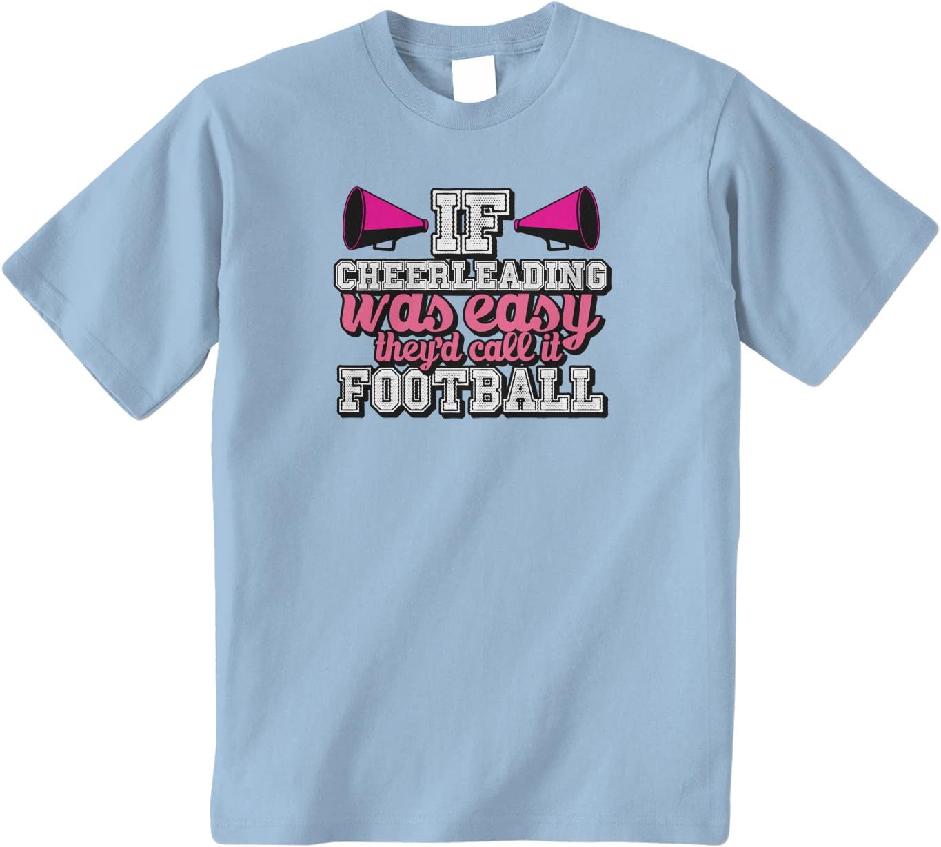 Threadrock Big Girls' If Cheerleading was Easy Youth T-Shirt