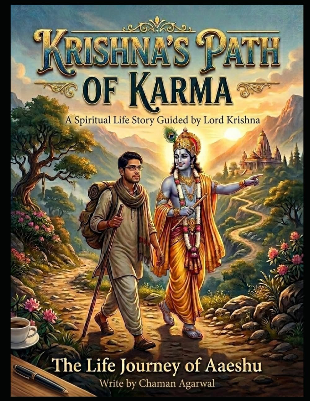 Krishna's Path of Karma: The Life Journey of Aaeshu: A Spiritual Life Story Guided by Lord Krishna
