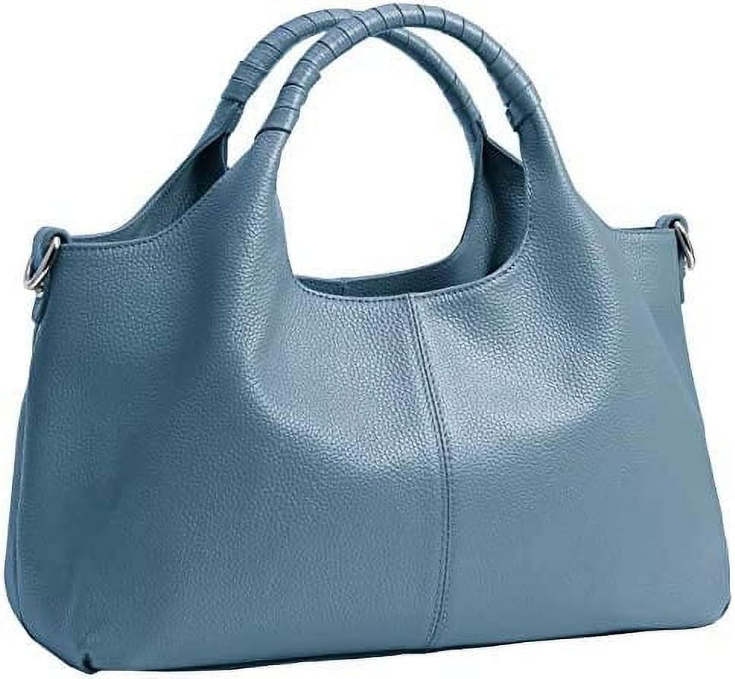 Mostdary Women Satchels Genuine Leather Top Handle Handbags Large Work Tote Shoulder Bags Crossbody Purses Brown