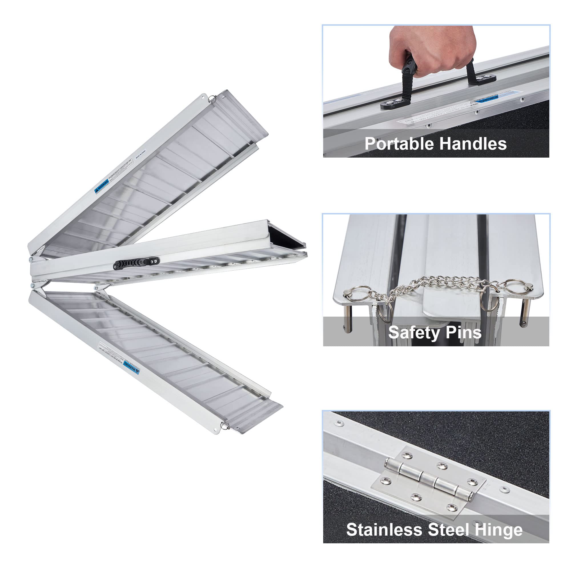 Buy LEMNISCATE Wheelchair Ramp 10FT, Portable Wheelchair Ramp for Home