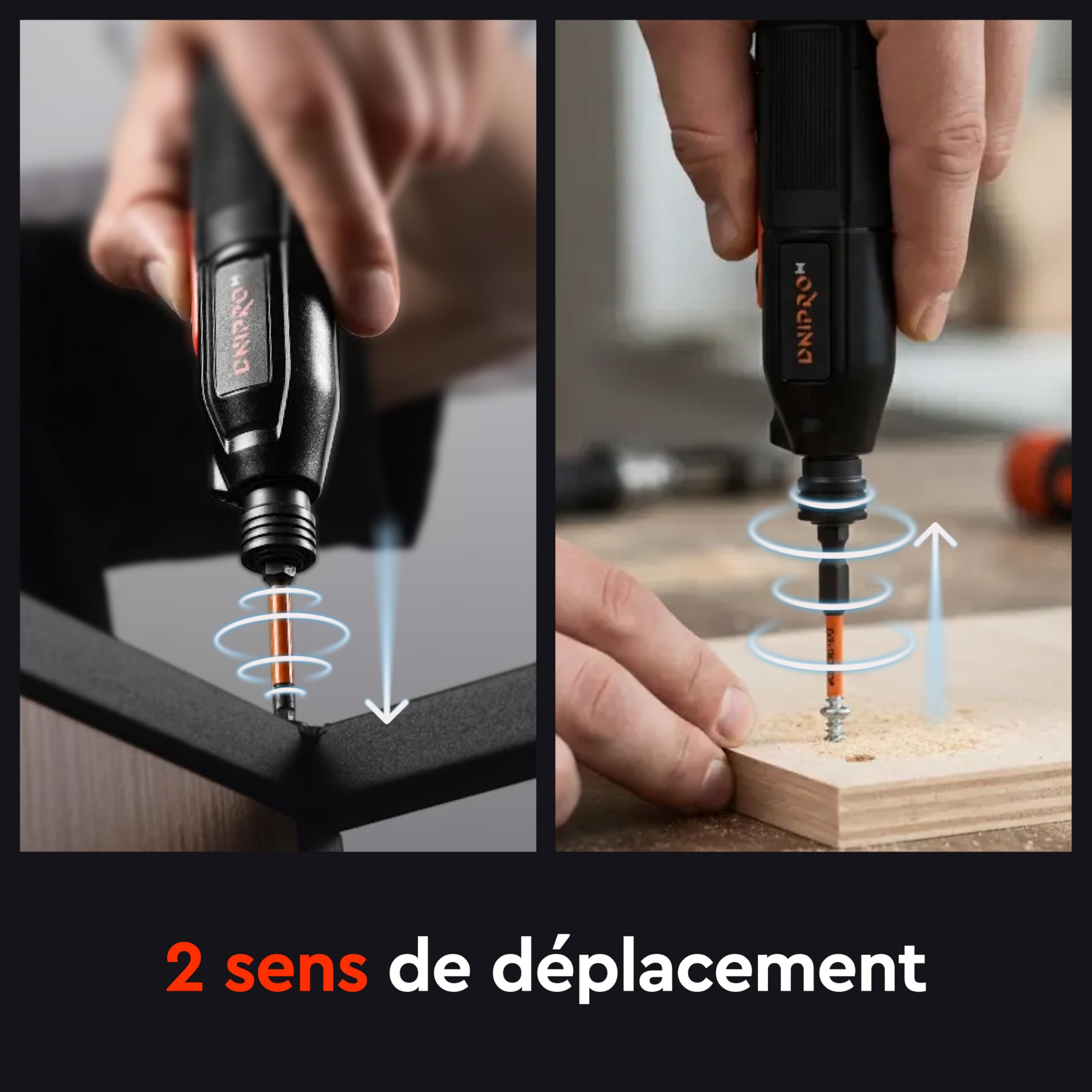 Tournevis Électrique Sans Fil 3.6V USB-C, Lumière LED, CSD-36X